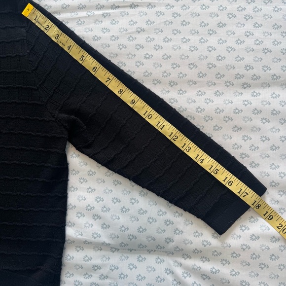 Dana Buchman Black Women's Open Front Cardigan Sweater - Picture 4 of 6